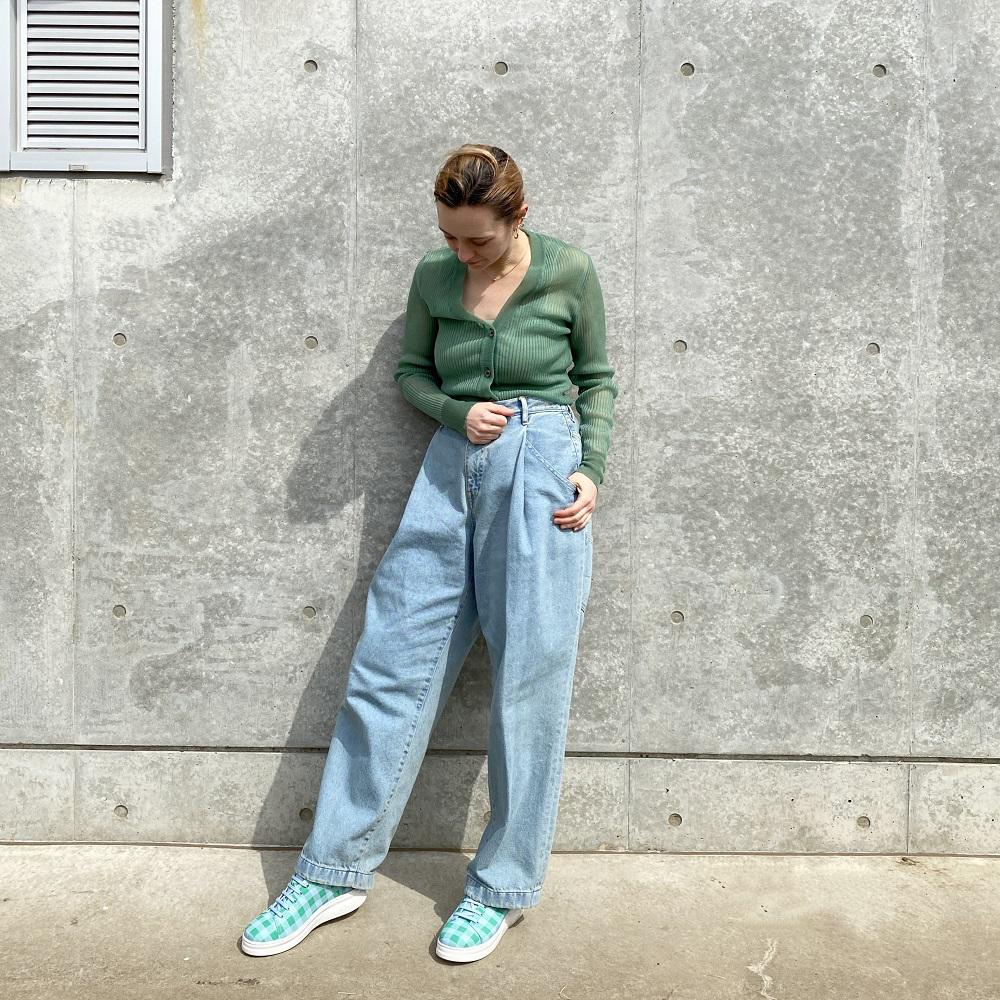 【レア】カンペールCAMPER Hella Jongeriusブルーグリーン36 Runner Up | Women | Snapshots | Camper（カンペール）日本公式